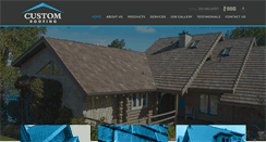 Desktop Screenshot of customroofing.ca