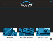 Tablet Screenshot of customroofing.ca